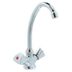 OK Keukenkraan 2-knops Chroom -Badkamer Verkoop 123 11168