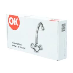 OK Keukenkraan 2-knops Chroom -Badkamer Verkoop 123 11171