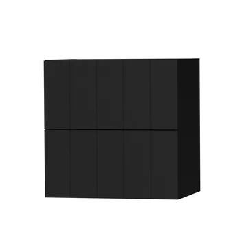 Tiger Maryport Badkamermeubelset 60 Cm Mat Zwart Met Matzwarte Polybeton Wastafel En Matzwarte Grepen 7 Tiger Maryport Badkamermeubelset 60 Cm Mat Zwart Met Matzwarte Polybeton Wastafel En Matzwarte Grepen - Afbeelding 5