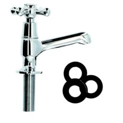 Handson Fonteinkraan Louise Met Draaiknop Chroom 23 Handson Fonteinkraan Louise Met Draaiknop Chroom -Badkamer Verkoop 123 11212