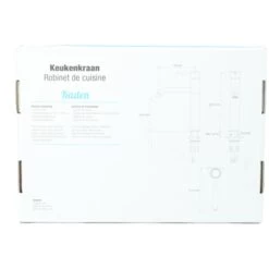 Atlantic Keukenkraan Kaden Met Hendel Chroom -Badkamer Verkoop 123 11233