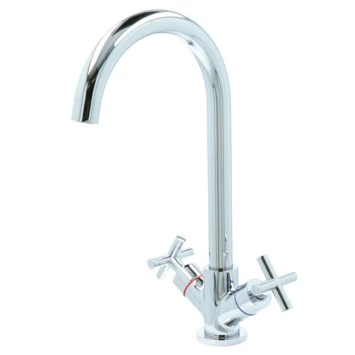 Aqualino Keukenkraan Ceronda 2-knops Chroom 3 Aqualino Keukenkraan Ceronda 2-knops Chroom