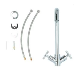 Aqualino Keukenkraan Ceronda 2-knops Chroom 25 Aqualino Keukenkraan Ceronda 2-knops Chroom -Badkamer Verkoop 123 11265