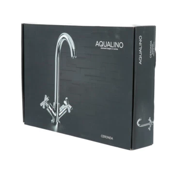 Aqualino Keukenkraan Ceronda 2-knops Chroom 14 Aqualino Keukenkraan Ceronda 2-knops Chroom - Afbeelding 12