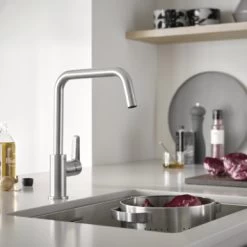 Grohe Keukenkraan Start Hoge U-uitloop QuickFix Chroom -Badkamer Verkoop 123 11325