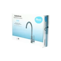 Atlantic Keukenkraan Colin Met Hendel Zwart -Badkamer Verkoop 123 11338