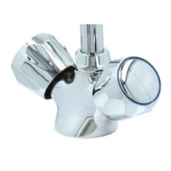 Handson Keukenkraan Thomas 2-knops Chroom Met Uitloop 235mm -Badkamer Verkoop 123 11349