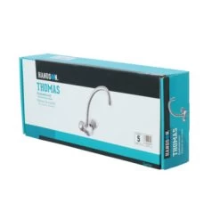 Handson Keukenkraan Thomas 2-knops Chroom Met Uitloop 235mm -Badkamer Verkoop 123 11352