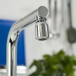 Tiger Splash Keukendouche Basic Waterbesparend Chroom M22/M24 -Badkamer Verkoop 123 11368