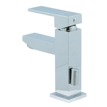 Aqualino Wastafelkraan Panaro Met Hendel En Waste Chroom 5 Aqualino Wastafelkraan Panaro Met Hendel En Waste Chroom - Afbeelding 3