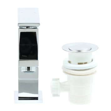 Aqualino Wastafelkraan Panaro Met Hendel En Waste Chroom 11 Aqualino Wastafelkraan Panaro Met Hendel En Waste Chroom - Afbeelding 9