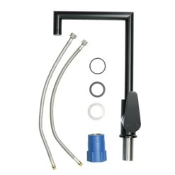 Absolut Keukenkraan Fasso Met Hendel Zwart -Badkamer Verkoop 123 11450