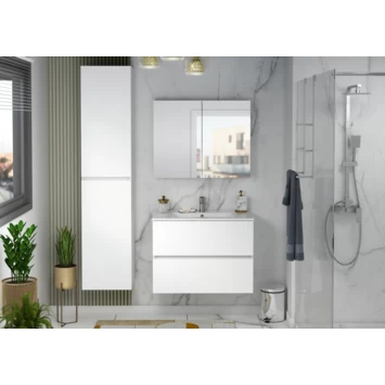 Atlantic By Allibert Badmeubelset Donna 80 Cm Mat Wit 5 Atlantic By Allibert Badmeubelset Donna 80 Cm Mat Wit - Afbeelding 3