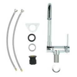 Atlantic Keukenkraan Carson Inklapbaar Met Hendel Chroom -Badkamer Verkoop 123 11504