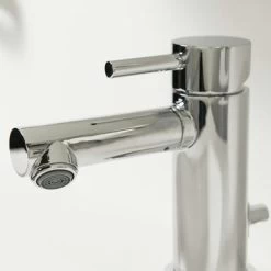 Tiger Wastafelkraan Boston Met Hendel En Waste Chroom -Badkamer Verkoop 123 11510