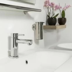 Tiger Wastafelkraan Boston Met Hendel En Waste Chroom -Badkamer Verkoop 123 11513