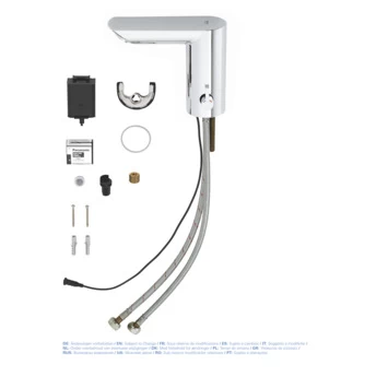 GROHE Wastafelkraan Bau Cosmopolitan Met Infrarood Sensor Chroom 13cm 4 GROHE Wastafelkraan Bau Cosmopolitan Met Infrarood Sensor Chroom 13cm - Afbeelding 2