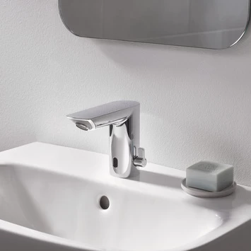 GROHE Wastafelkraan Bau Cosmopolitan Met Infrarood Sensor Chroom 13cm 5 GROHE Wastafelkraan Bau Cosmopolitan Met Infrarood Sensor Chroom 13cm - Afbeelding 3