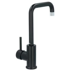 Absolut Wastafelkraan Haiti Met Hendel En Pop-up Afvoerplug Zwart -Badkamer Verkoop 123 11548