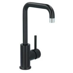 Absolut Wastafelkraan Haiti Met Hendel En Pop-up Afvoerplug Zwart -Badkamer Verkoop 123 11550