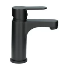 Atlantic Wastafelkraan Parker Met Hendel Zwart -Badkamer Verkoop 123 11587