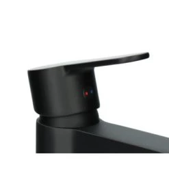 Atlantic Wastafelkraan Parker Met Hendel Zwart -Badkamer Verkoop 123 11590