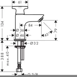 Hansgrohe Fonteinkraan Logis Classic Chroom -Badkamer Verkoop 123 11596