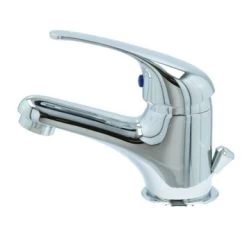 OK Wastafelkraan Met Hendel En Waste Chroom -Badkamer Verkoop 123 11618