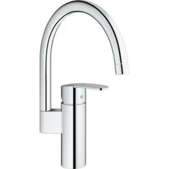 Grohe Keukenkraan Wave Cosmopolitan Met Hendel En C-uitloop Chroom