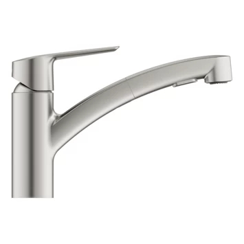 Grohe Keukenkraan Start Dual Spray QuickFix Supersteel (RVS Look) 4 Grohe Keukenkraan Start Dual Spray QuickFix Supersteel (RVS Look) - Afbeelding 2