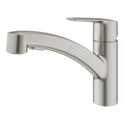 Grohe Keukenkraan Start Dual Spray QuickFix Supersteel (RVS Look) 13 Grohe Keukenkraan Start Dual Spray QuickFix Supersteel (RVS Look) -Badkamer Verkoop 123 11671