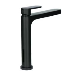 Absolut Wastafelkraan Iode Medium Met Hendel En Waste Zwart -Badkamer Verkoop 123 11682