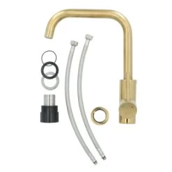 Handson Keukenkraan Olivier Met Hendel Messing 25 Handson Keukenkraan Olivier Met Hendel Messing -Badkamer Verkoop 123 11743