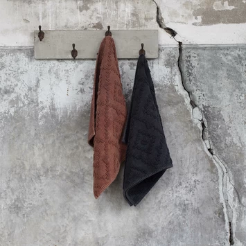 Sealskin Badmat Aztec 60x60cm Donkergrijs 6 Sealskin Badmat Aztec 60x60cm Donkergrijs - Afbeelding 4