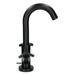 Absolut Wastafelkraan Post 2-knops Zwart -Badkamer Verkoop 123 11753