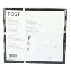 Absolut Wastafelkraan Post 2-knops Zwart -Badkamer Verkoop 123 11761