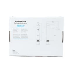 Atlantic Wastafelkraan Spencer Met Hendel RVS 27 Atlantic Wastafelkraan Spencer Met Hendel RVS -Badkamer Verkoop 123 11786