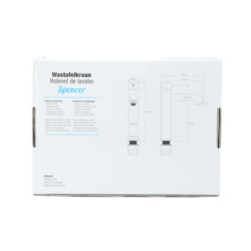 Atlantic Wastafelkraan Spencer Met Hendel RVS 15 Atlantic Wastafelkraan Spencer Met Hendel RVS - Afbeelding 13