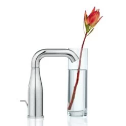 GROHE Wastafelkraan Essence M-size Met Hendel En Waste Chroom -Badkamer Verkoop 123 11819