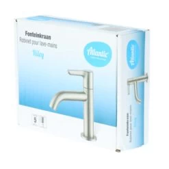 Atlantic Fonteinkraan Riley Met Hendel RVS 22 Atlantic Fonteinkraan Riley Met Hendel RVS -Badkamer Verkoop 123 11842