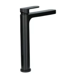 Absolut Wastafelkraan Iode Hoge Uitloop Met Hendel En Waste Zwart -Badkamer Verkoop 123 11854