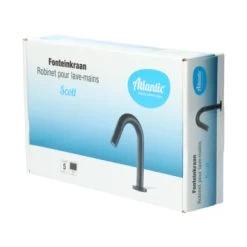 Atlantic Fonteinkraan Scott Met Draaiknop Zwart -Badkamer Verkoop 123 11874