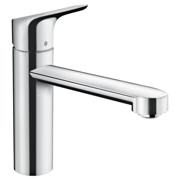 Hansgrohe Keukenkraan Focus M43 Met Hendel Chroom 120 3 Hansgrohe Keukenkraan Focus M43 Met Hendel Chroom 120