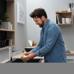 Hansgrohe Keukenkraan Focus M43 Met Hendel Chroom 120 11 Hansgrohe Keukenkraan Focus M43 Met Hendel Chroom 120 -Badkamer Verkoop 123 11886