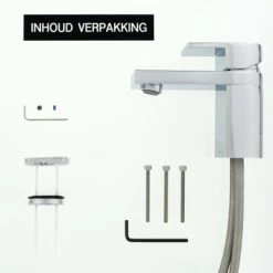 Tiger Wastafelkraan Items Met Hendel Chroom -Badkamer Verkoop 123 11893