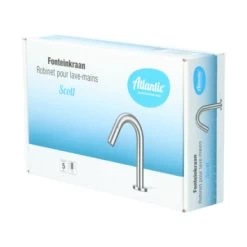 Atlantic Fonteinkraan Scott Met Draaiknop RVS -Badkamer Verkoop 123 11908