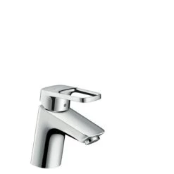 Hansgrohe Wastafelkraan Logis Loop 70 Met Hendel En Waste Chroom