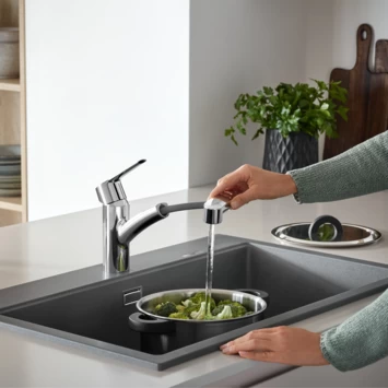 Grohe Quickfix Keukenkraan Start Uittrekbare Dual Spray 11 Grohe Quickfix Keukenkraan Start Uittrekbare Dual Spray - Afbeelding 9