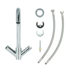 Aqualino Keukenkraan Fortore 2-knops Chroom 21 Aqualino Keukenkraan Fortore 2-knops Chroom -Badkamer Verkoop 123 11959