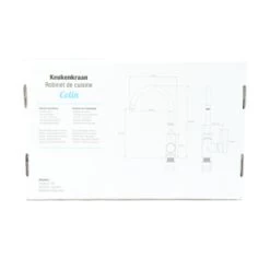 Atlantic Keukenkraan Colin Met Hendel Chroom -Badkamer Verkoop 123 11974